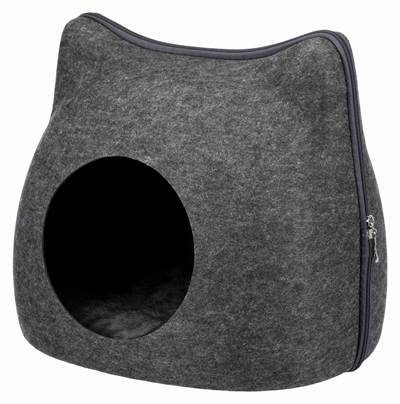 Trixie Relax Iglo Kat Vilt Grijs 38x37x35 CM