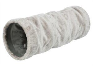 Trixie Speeltunnel Pluche Grijs 60x22 CM