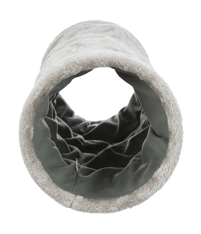 Trixie Speeltunnel Pluche Grijs 60x22 CM