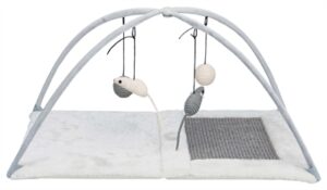 Trixie Krabmat Met Speeltjes Aan Koord Grijs 60x33x42 CM