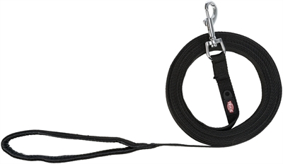 Trixie Hondenriem Sleeplijn Singelband Zwart 20 Mm X 5 Mtr