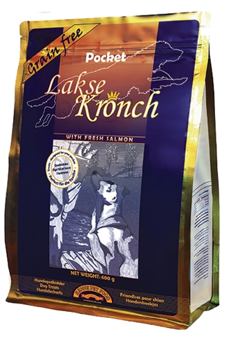 Kronch 76% Zalmsnacks Pockets 600 GR