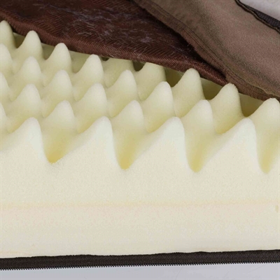 Trixie Vitaal Orthopedisch Kussen Taupe/Lichtgrijs 100x70 cm — Comfortabele slaapplek voor jouw hond