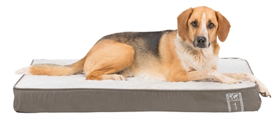 Trixie Vitaal Orthopedisch Kussen Taupe/Lichtgrijs 100x70 cm — Comfortabele slaapplek voor jouw hond
