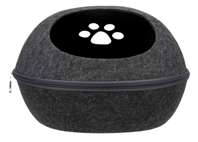 Trixie Relax Iglo Liva Antraciet 40x24x47 cm — Knusse plek voor jouw hond