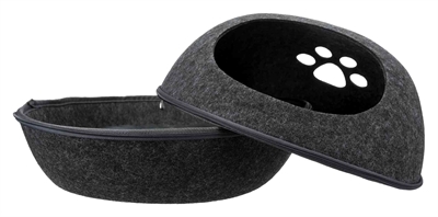 Trixie Relax Iglo Liva Antraciet 40x24x47 cm — Knusse plek voor jouw hond