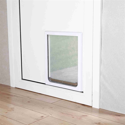 Trixie 2-weg Hondenluik Wit M-xl 39 X 45 CM