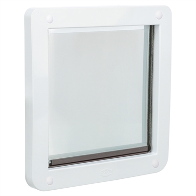 Trixie 2-weg Hondenluik Wit S-m 30 X 36 CM