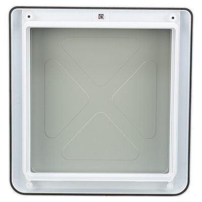 Trixie 2-weg Hondenluik Wit S-m 30 X 36 CM