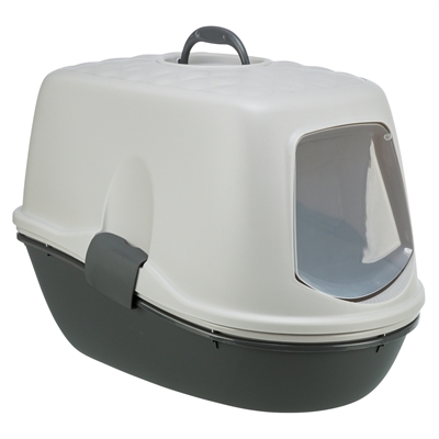 Trixie Berto Kattenbak Overdekt Met Zeef Scheidingssysteem Grijs 59x39x42 CM