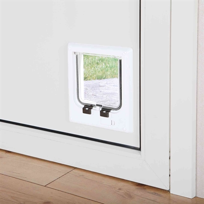 Trixie 4-weg Kattenluik Elektromagnetisch Wit 21 X 24 CM
