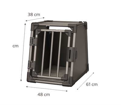 Trixie Vervoersbox Aluminium Grafiet S 61x48x56 CM