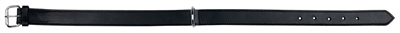 Trixie Halsband Hond Active Leer Zwart 52-63x3 CM