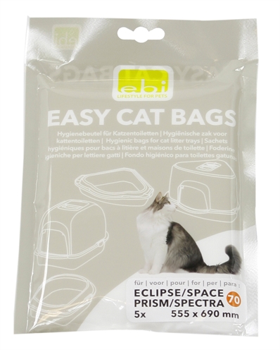 Ebi Easy-cat Kattenbakzak Jumbo U-vorm 5 ST