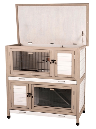 Trixie Natura Konijnenhok Met Isolatie Grijs 116x65x113 CM