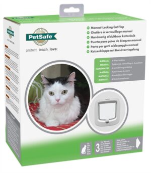Petsafe Kattenluik Tot 7 KG Handmatig Wit 300