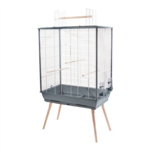 Zolux Vogelkooi Neo Jili XL Grijs 81x48x132cm