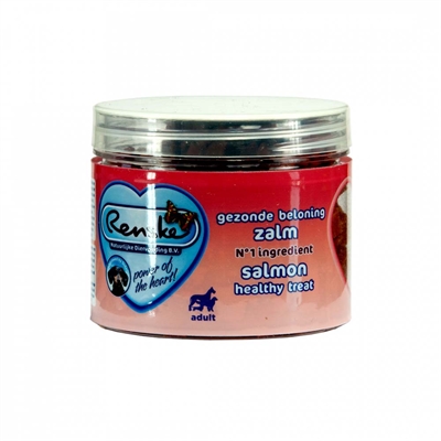 Renske Hond Gezonde Beloning Mini Hartjes Zalm 100 GR
