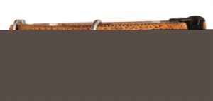 Macleather Halsband Bruin 20-40x1,5 CM