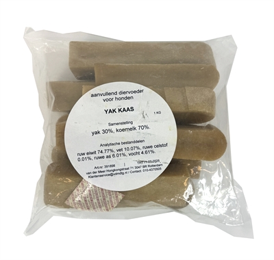 I Am Yak Kaas Medium 1 KG - Harde hondensnack