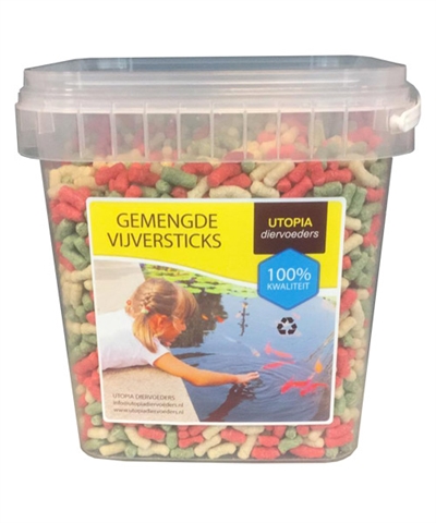 Gemengde Vijversticks 250 GR