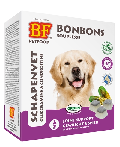 Bf Petfood Schapenvet Maxi Bonbons Souplesse 40 ST