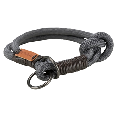 Trixie Halsband Hond Be Nordic Slip Halsband Donkergrijs / Bruin 45x0,8 CM