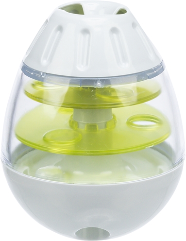 Trixie Roly Poly Snack Tuimel Ei Grijs / Lime Groen 13 CM