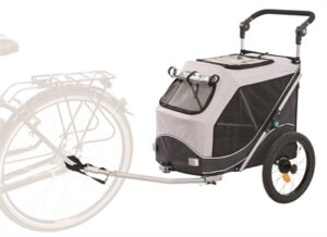 Trixie Hondenfietskar Opvouwbaar Grijs 90x63x95 CM