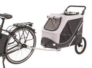 Trixie Hondenfietskar Opvouwbaar Grijs 103x74x95 cm