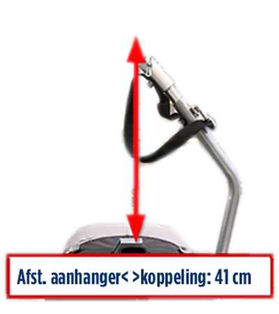 Trixie Hondenfietskar Opvouwbaar Grijs 103x74x95 cm