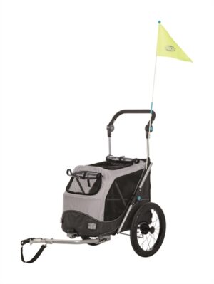 Trixie Hondenfietskar Opvouwbaar Grijs 74x58x93 cm