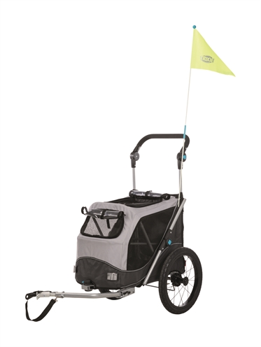 Trixie Hondenfietskar Opvouwbaar Grijs 74x58x93 CM