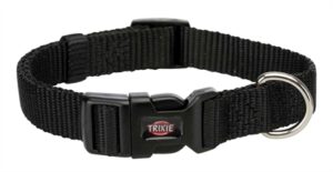 Trixie Halsband Hond Premium Zwart 25-40x1,5 CM