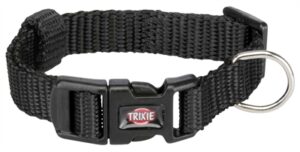 Trixie Halsband Hond Premium Zwart 35-55x2 CM