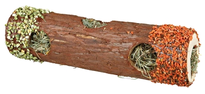 Trixie Tunnelbuis Met Hooi En Hibiscusbloesem / Wortel / Erwt 30x9x9 CM 35 GR 2 ST