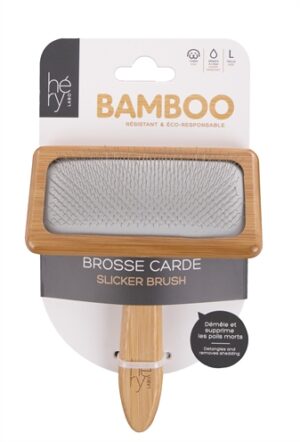 Hery Labo Borstel Zacht Bamboe Large voor honden