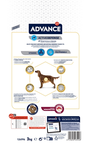 Advance Sensitive Lamb / Rice 3 KG