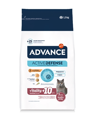 Advance Cat Sterilized Sensitive Senior 10+ 1,5 KG