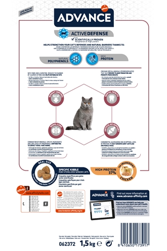 Advance Cat Sterilized Sensitive Senior 10+ 1,5 KG