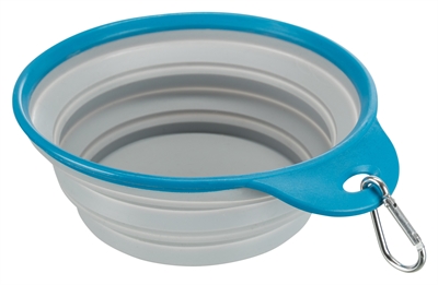 Trixie Voerbak / Drinkbak Reis Stevige Rand Siliconen Assorti 1 Ltr 18 CM