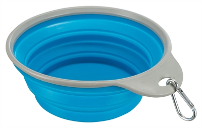 Trixie Voerbak / Drinkbak Reis Stevige Rand Siliconen Assorti 1 Ltr 18 CM