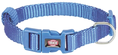 Trixie Halsband Hond Premium Royal Blauw 22-35x1 CM