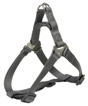 Trixie Hondentuig Premium One Touch Grijs 65-80x2,5 CM