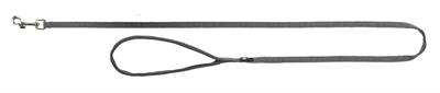 Trixie Hondenriem Premium Grijs 100x2,5 CM