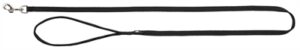 Trixie Hondenriem Premium Zwart 100x2,5 CM