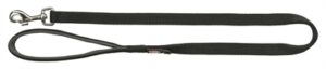 Trixie Hondenriem Premium Zwart 100x2 CM