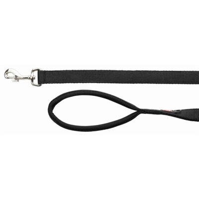 Trixie Hondenriem Premium Zwart 100x2 CM