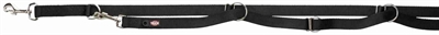 Trixie Hondenriem Premium Verstelbaar Zwart 300x2,5 CM