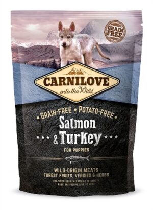 Carnilove Salmon / Turkey Puppyvoer 1,5 KG